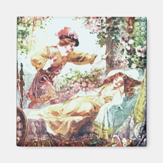 Slapende schoonheid magneet (Voorkant)