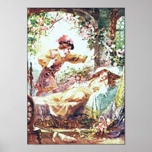 Slapende schoonheid poster (Voorkant)