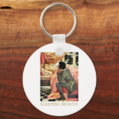 Slapende schoonheid sleutelhanger (Voorkant)