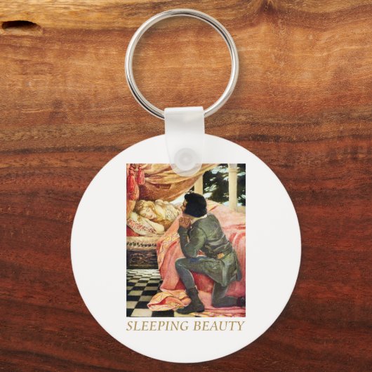 Slapende schoonheid sleutelhanger (Voorkant)