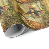  slapende schoonheid, Victoriaans feiltafels Cadeaupapier (Rol Hoek)