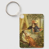 slapende schoonheid, Victoriaans feiltafels Sleutelhanger (Voorkant)