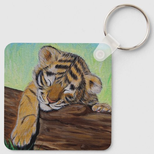 Slapende Sleutelhanger voor het schilderen van de  (Achterkant)