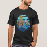 Slapende Sloth Menorah Hanukkah Chanukah Animal Je T-shirt<br><div class="desc">Slaapende Sloth Menorah Hanukkah Chanukah Animal Jewish.</div>