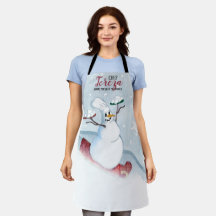 Slapende snowman chef-kok op maat