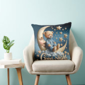 slapende teddybeer kussen (Stoel)