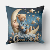 slapende teddybeer kussen (Achterkant)