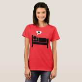 slapende tik. t-shirt (Voorkant volledig)