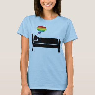 slapende tik. t-shirt