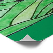 Slapende tulpen  poster (Hoek)