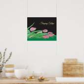 Slapende tulpen  poster (Keuken)