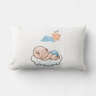 Slapende Tweeling Babykussen Schattige Baby Twee Kussen