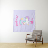 Slapende uithangbord en Shooister van magische Vib Wandkleed (In situ)