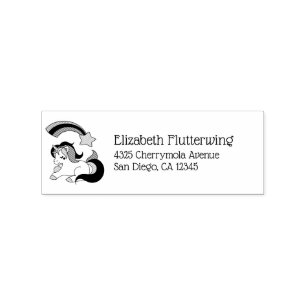 Slapende Unicorn met Shootster Rubberstempel