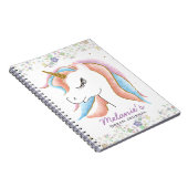 Slapende Unicorn Persoonlijke Dream Journal Notitieboek (Rechterzijde)