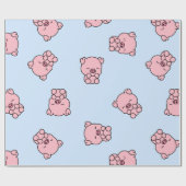 Slapende varkens cadeaupapier (Vlak)