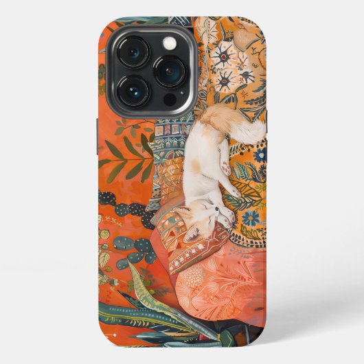 Slapende Vos iPhone Hoesje (Achterkant)