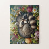 Slapende Wasbeer Legpuzzel (Verticaal)