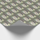 Slapende, zachte, moonlichte sterren cadeaupapier (Hoek)