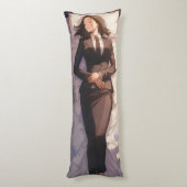 Slapende Zakenvrouw Anime Lichaamskussen (Achterkant (Verticaal))