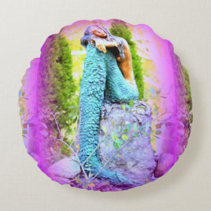 slapende zeemeermin rond gooi kussen