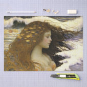 Slapende Zeeslagdroom van Golden Sea Shells Tissuepapier (Craft)