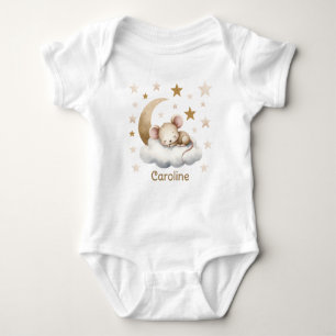 Slapende Zoete Kleine Muis Naam T-Shirt