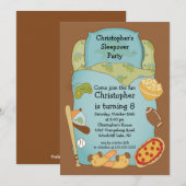 Slapepover Boys Birthday Kaart (Voorkant / Achterkant)