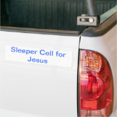 Slapercel voor Jezus bumper sticker (Op Truck)