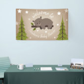 Slaperig Beer Baby shower Spandoek (Beurs)