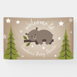 Slaperig Beer Baby shower Spandoek