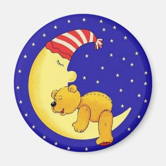 Slaperig Beer Magneet (Voorkant)