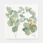 Slaperig bijenpapier servet (Voorkant)