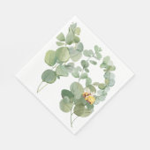 Slaperig bijenpapier servet (Hoek)