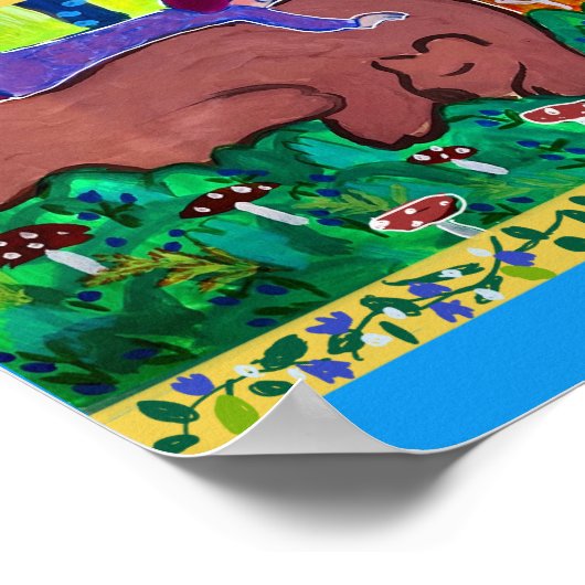 Slaperig dagdroom poster (Hoek)