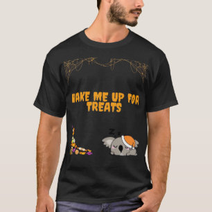 Slaperig dier klaar voor Halloween traktaties! Kla T-shirt