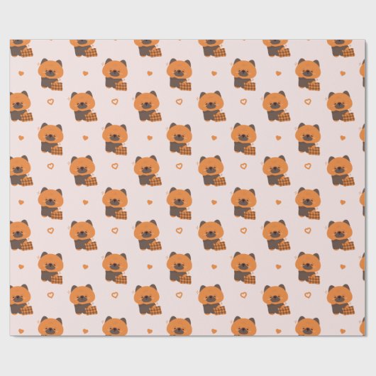 Slaperig Duits Shepherd inpakpapier (Vlak)