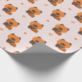 Slaperig Duits Shepherd inpakpapier (Hoek)