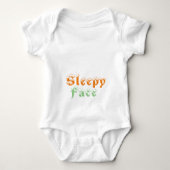 Slaperig gezicht: romper (Voorkant)