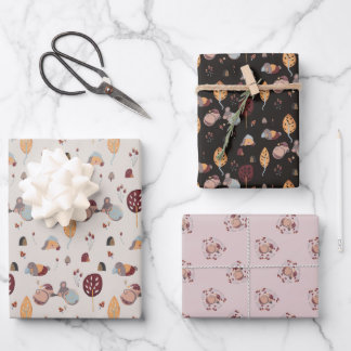 Slaperig Huisdieren schattig Inpakpapier Vel