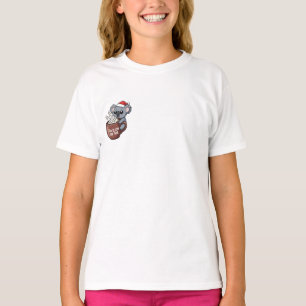 Slaperig Kerst Koala Kakaodrinkende Kinderen T-shirt