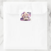 Slaperig Klein Lam Sticker (Tas)