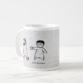 slaperig koffiemok (Voorkant links)