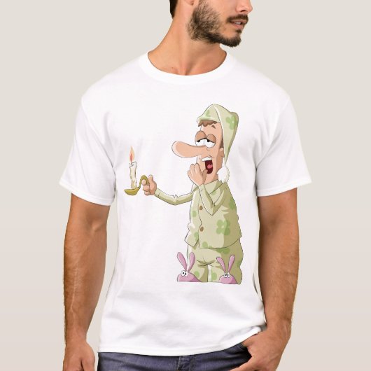 Slaperig man shirt (Voorkant)