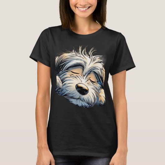Slaperig Meisje T-shirt (Voorkant)