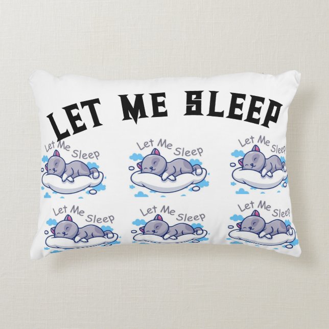 SLAPERIG SCHATTIGE 😺 IN Accentkussen Accent Kussen (Voorkant)