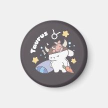 Slaperig Taurus Konijnenpatroon - Zodiac