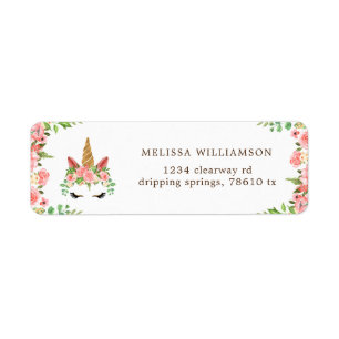 slaperig unicorn blush spoeladres label