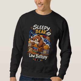 Slaperige Beer Lage Batterij Grappige Knuffel Beer Trui
