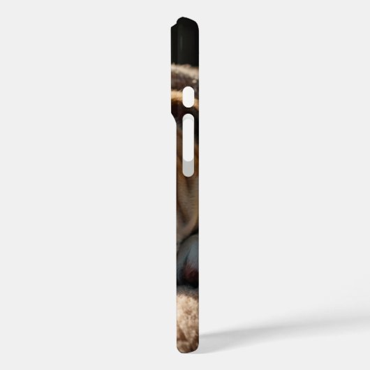 slaperige bulldog Case-Mate iPhone case (Achterkant / Links)